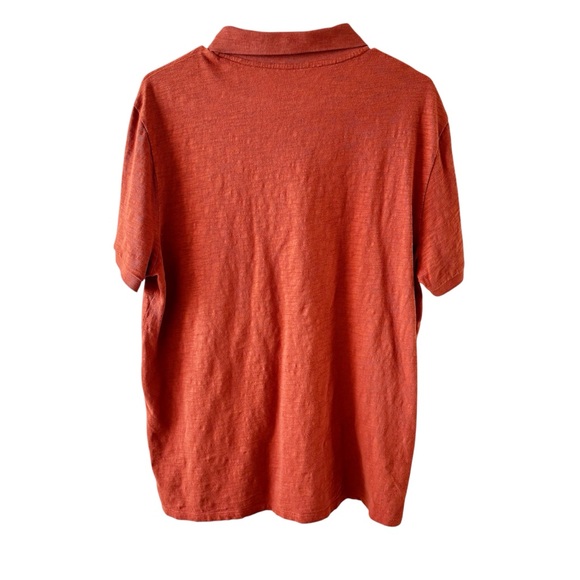 Vince Men's Rust Polo Shirt - Picture 5 of 7